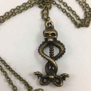 New Skull & Tentacles Steampunk Necklace